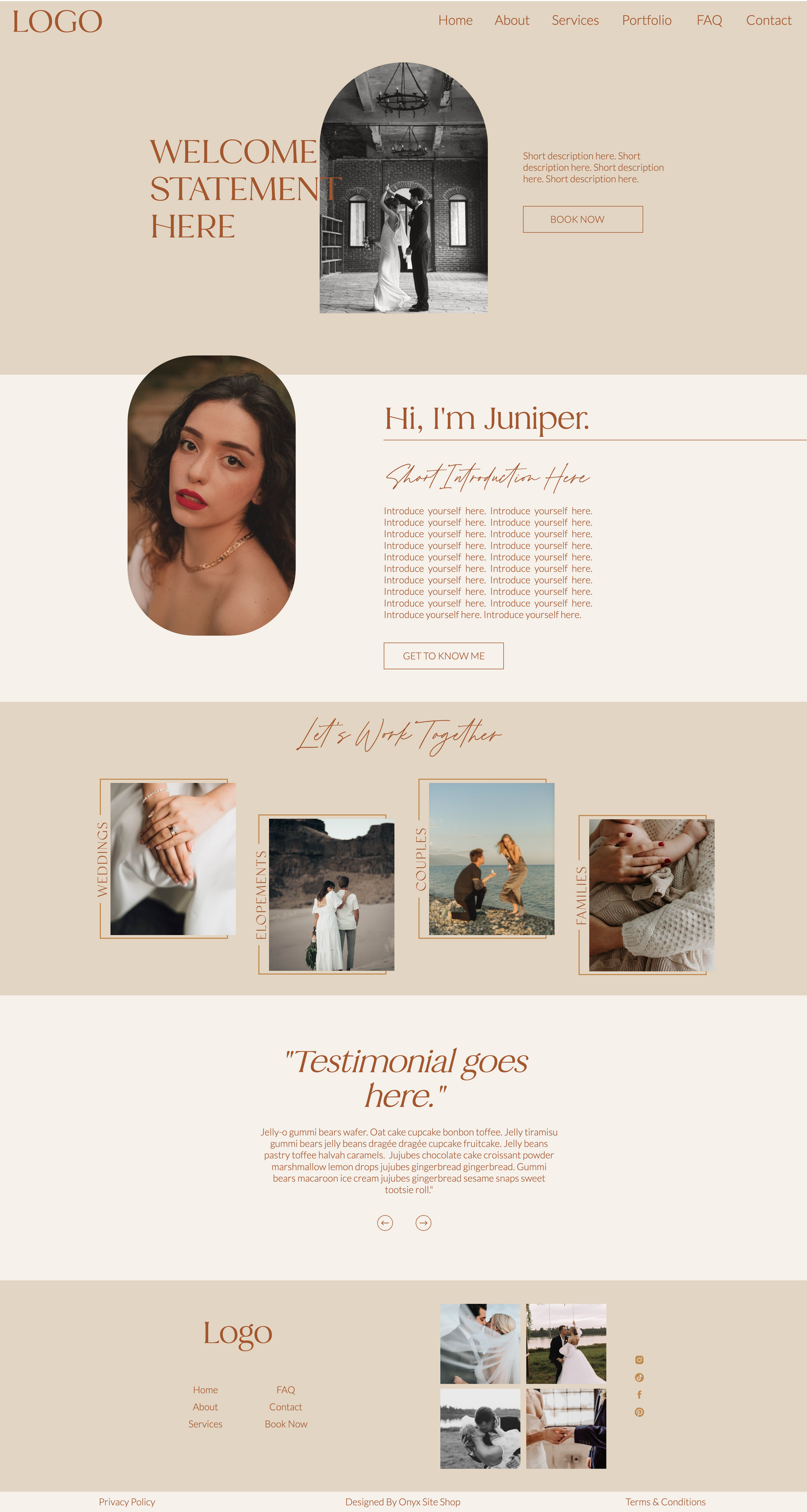 Juniper Showit Template